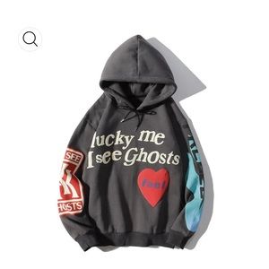 Lucky Me I See Ghosts Hoodie